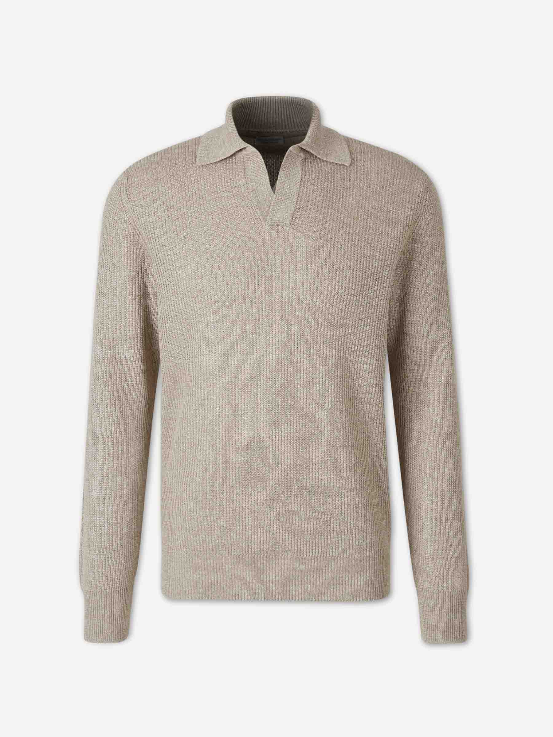 Santa Eulalia Hombre Barcelona Jersey Cuello Polo color Beige sku 542-002593 01 - Foto 1