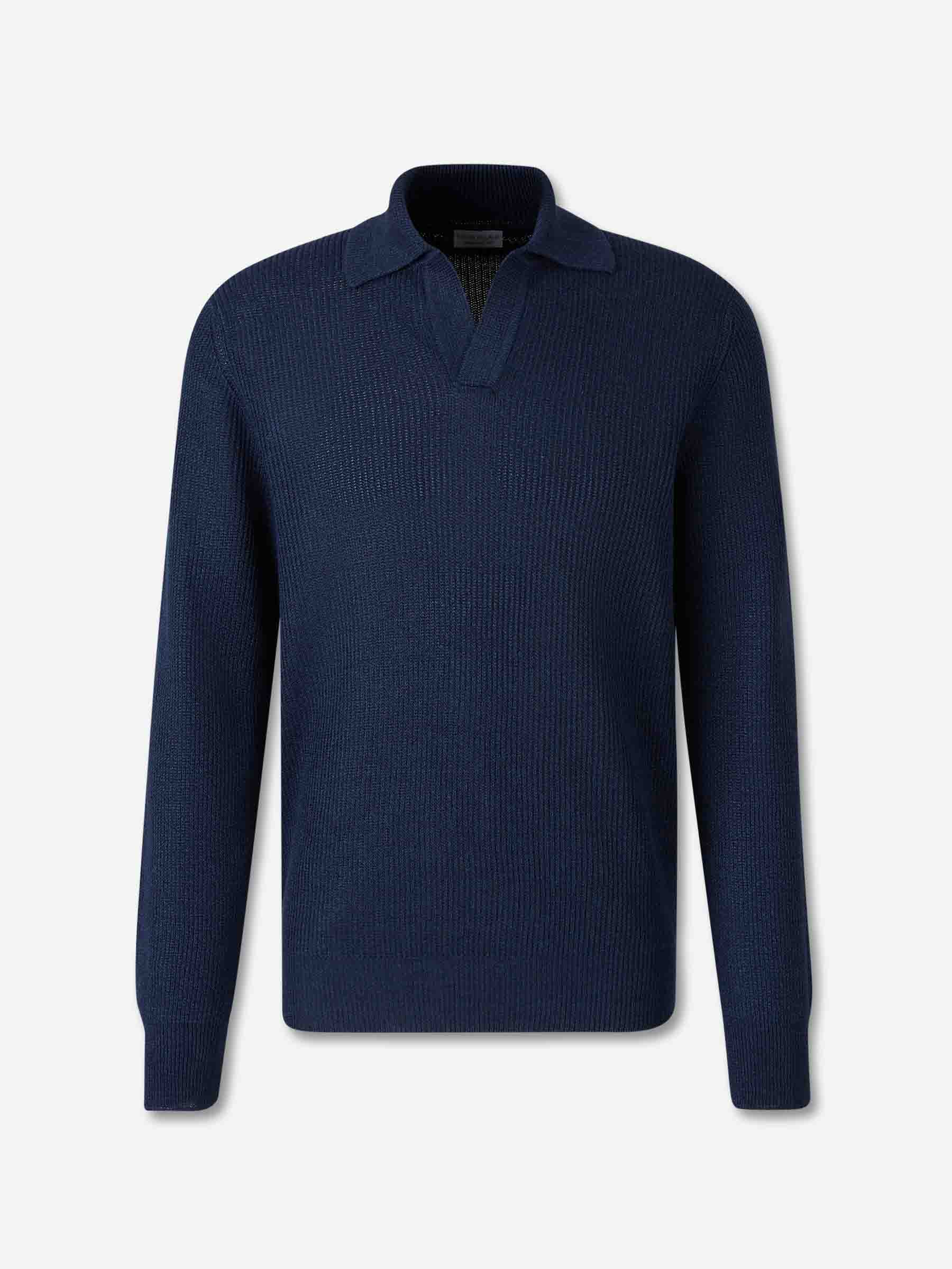 Santa Eulalia Hombre Barcelona Jersey Cuello Polo color Azul Marino sku 542-002593 02 - Foto 1