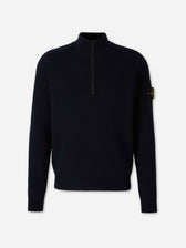 Stone Island Hombre Barcelona Jersey Cuello Alto color Azul Noche sku 542-002597 01 - Foto 1