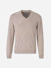 Canali Hombre Barcelona Jersey de Cuello Pico color Marrón sku 542-002598 01 - Foto 1