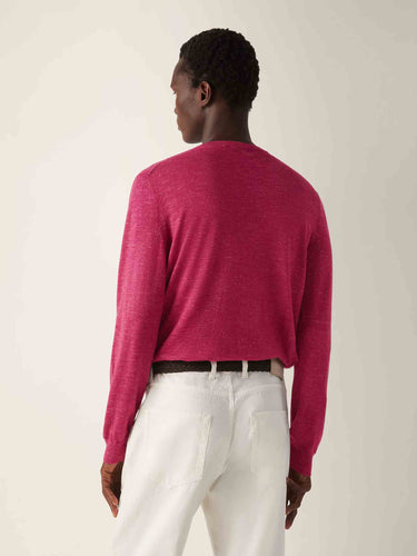 Zegna Hombre Barcelona Jersey Cuello Redondo color Cereza sku 542-002604 02 - Foto 3