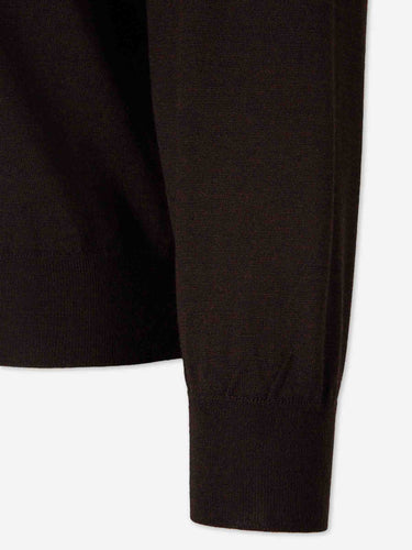 Herno Hombre Barcelona Jersey Fino Cuello Redondo color Marrón Oscuro sku 542-002605 02 - Foto 4