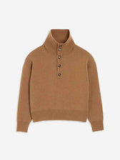 Ami Paris Hombre Barcelona Jersey Cuello Alto color Camel sku 542-002608 01 - Foto 1