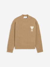 Ami Paris Hombre Barcelona Jersey Cuello Redondo color Camel sku 542-002609 01 - Foto 1