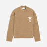 Ami Paris Hombre Barcelona Jersey Cuello Redondo color Camel sku 542-002609 01 - Foto 1