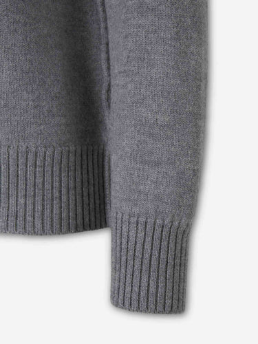 Ami Paris Hombre Barcelona Jersey Cuello Alto color Gris sku 542-002610 01 - Foto 5