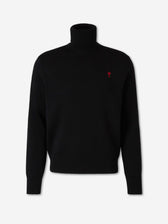 Ami Paris Hombre Barcelona Jersey Cuello Alto color Negro sku 542-002612 01 - Foto 1