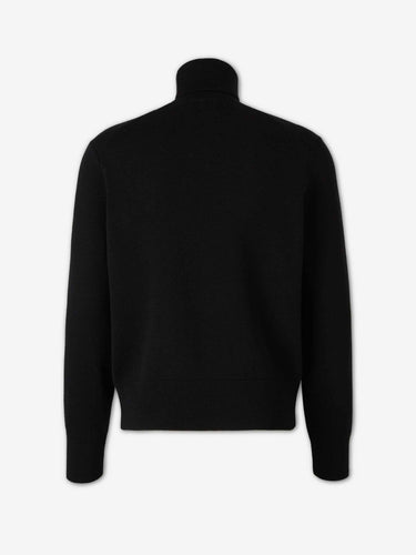 Ami Paris Hombre Barcelona Jersey Cuello Alto color Negro sku 542-002612 01 - Foto 2