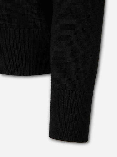 Ami Paris Hombre Barcelona Jersey Cuello Alto color Negro sku 542-002612 01 - Foto 5
