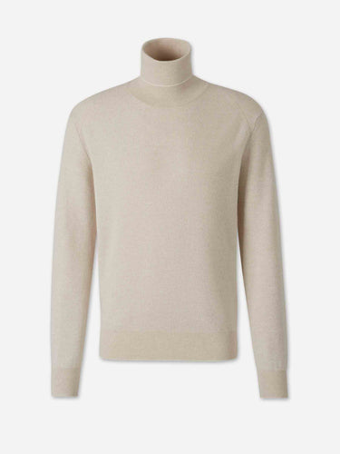 Brioni Hombre Barcelona Jersey Cuello Alto color Beige sku 542-002624 01 - Foto 1