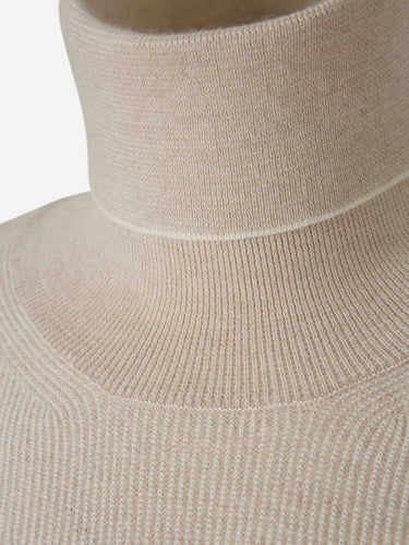 Brioni Hombre Barcelona Jersey Cuello Alto color Beige sku 542-002624 01 - Foto 3