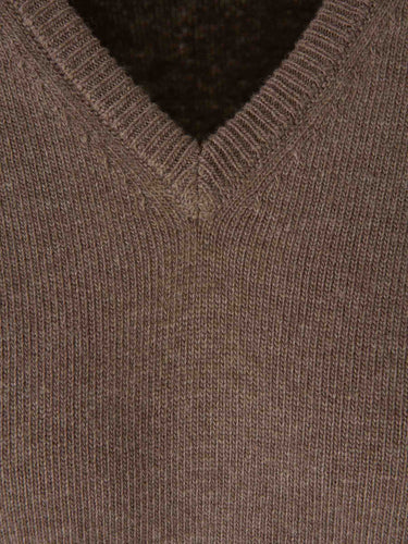 Jil Sander Hombre Barcelona Jersey Cullo Pico color Marrón sku 542-002626 01 - Foto 3