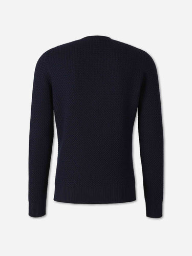 Santa Eulalia Hombre Barcelona Jersey Efecto Trenzado color Azul Marino sku 542-002635 02 - Foto 2