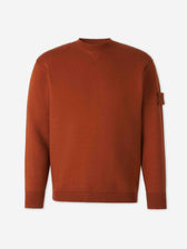 Stone Island Hombre Barcelona Jersey Cuello Redondo color Naranja Oscuro sku 542-002646 01 - Foto 1