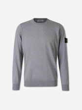 Stone Island Hombre Barcelona Jersey Fino Lana color Gris sku 542-002647 03 - Foto 1