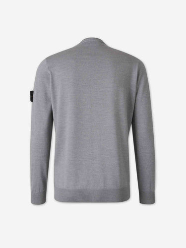 Stone Island Hombre Barcelona Jersey Fino Lana color Gris sku 542-002647 03 - Foto 2