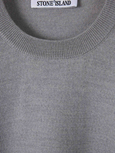 Stone Island Hombre Barcelona Jersey Fino Lana color Gris sku 542-002647 03 - Foto 3