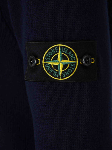 Stone Island Hombre Barcelona Jersey Cuello Redondo color Azul Noche sku 542-002649 01 - Foto 5