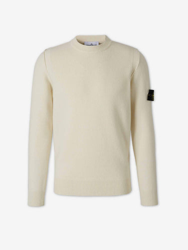 Stone Island Hombre Barcelona Jersey Cuello Redondo color Marfil sku 542-002649 02 - Foto 1