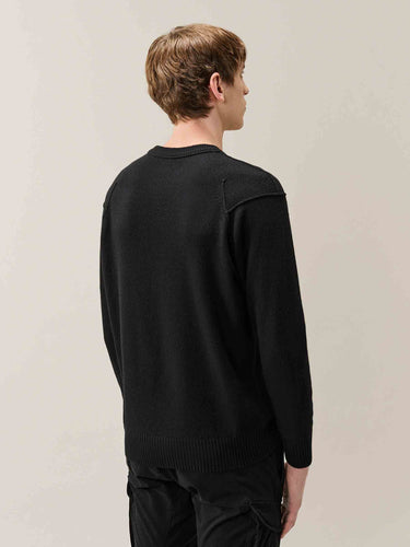 C.P. Company Hombre Barcelona Jersey Cuello Redondo color Negro sku 542-002661 01 - Foto 3