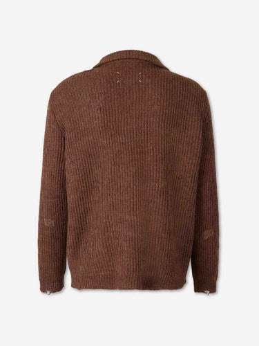 Maison Margiela Hombre Barcelona Jersey Cuello Cremallera color Marrón sku 542-002663 01 - Foto 2