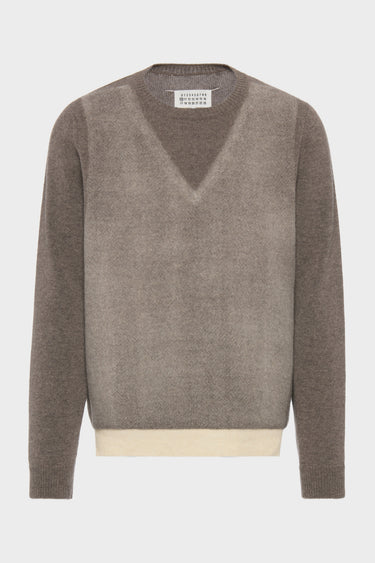 Maison Margiela Hombre Barcelona Jersey  Cuello Redondo color Taupe sku 542-002665 01 - Foto 1