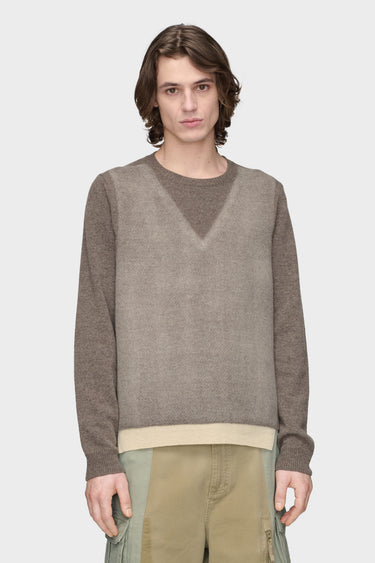 Maison Margiela Hombre Barcelona Jersey  Cuello Redondo color Taupe sku 542-002665 01 - Foto 2