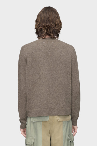 Maison Margiela Hombre Barcelona Jersey  Cuello Redondo color Taupe sku 542-002665 01 - Foto 3