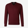 Santa Eulalia Hombre Barcelona Jersey Fino Cuello Pico color Burdeos sku 542-002669 01 - Foto 1