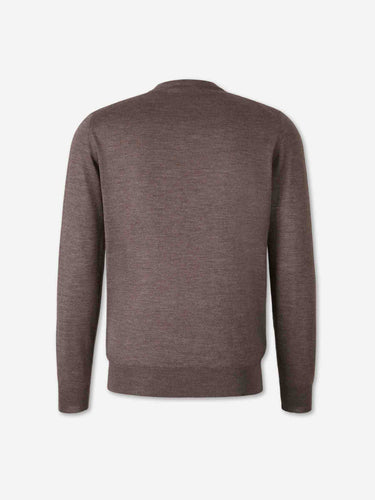 Santa Eulalia Hombre Barcelona Jersey Fino Cuello Pico color Marrón sku 542-002669 03 - Foto 2