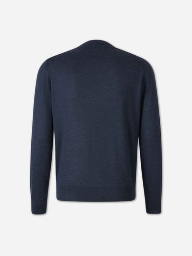 Santa Eulalia Hombre Barcelona Jersey Fino Cuello Pico color Azul Índigo sku 542-002669 05 - Foto 2