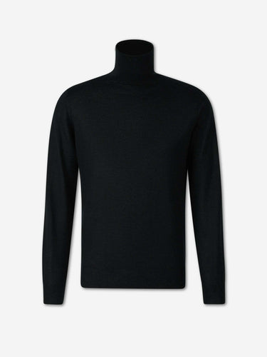 Santa Eulalia Hombre Barcelona Jersey Fino Cuello Alto color Negro sku 542-002670 01 - Foto 1