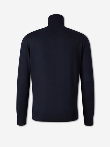 Santa Eulalia Hombre Barcelona Jersey Fino Cuello Alto color Azul Noche sku 542-002670 03 - Foto 2