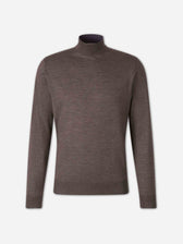 Santa Eulalia Hombre Barcelona Jersey Fino Cuello Alto color Taupe sku 542-002671 01 - Foto 1