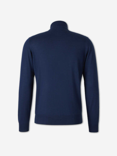 Santa Eulalia Hombre Barcelona Jersey Fino Cuello Alto color Azul Marino sku 542-002671 03 - Foto 2