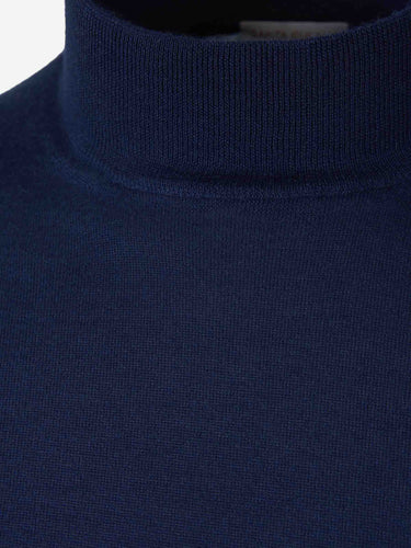Santa Eulalia Hombre Barcelona Jersey Fino Cuello Alto color Azul Marino sku 542-002671 03 - Foto 3