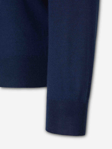 Santa Eulalia Hombre Barcelona Jersey Fino Cuello Alto color Azul Marino sku 542-002671 03 - Foto 4