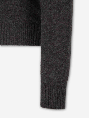 Lemaire Hombre Barcelona Jersey Cuello Pico color Gris Antracita sku 542-002675 00 - Foto 4