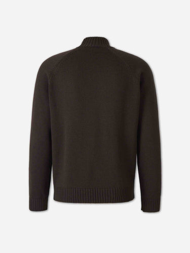 Zanone Hombre Barcelona Jersey Cuello Alto color Marrón Oscuro sku 542-002677 01 - Foto 2