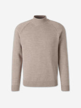 Zanone Hombre Barcelona Jersey Cuello Alto color Marrón Oscuro sku 542-002677 02 - Foto 1