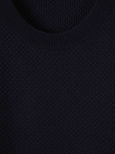 Zanone Hombre Barcelona Jersey Cuello Redondo color Azul Marino sku 542-002678 01 - Foto 3