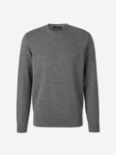Zanone Hombre Barcelona Jersey Cuello Redondo color Gris sku 542-002678 02 - Foto 1