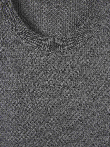 Zanone Hombre Barcelona Jersey Cuello Redondo color Gris sku 542-002678 02 - Foto 3