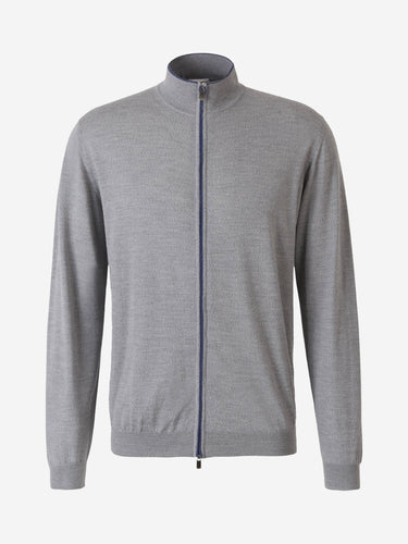 Santa Eulalia Hombre Barcelona Cárdigan Punto Lana color Gris Claro sku 543-000737 04 - Foto 1