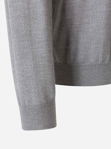 Santa Eulalia Hombre Barcelona Cárdigan Punto Lana color Gris Claro sku 543-000737 04 - Foto 4