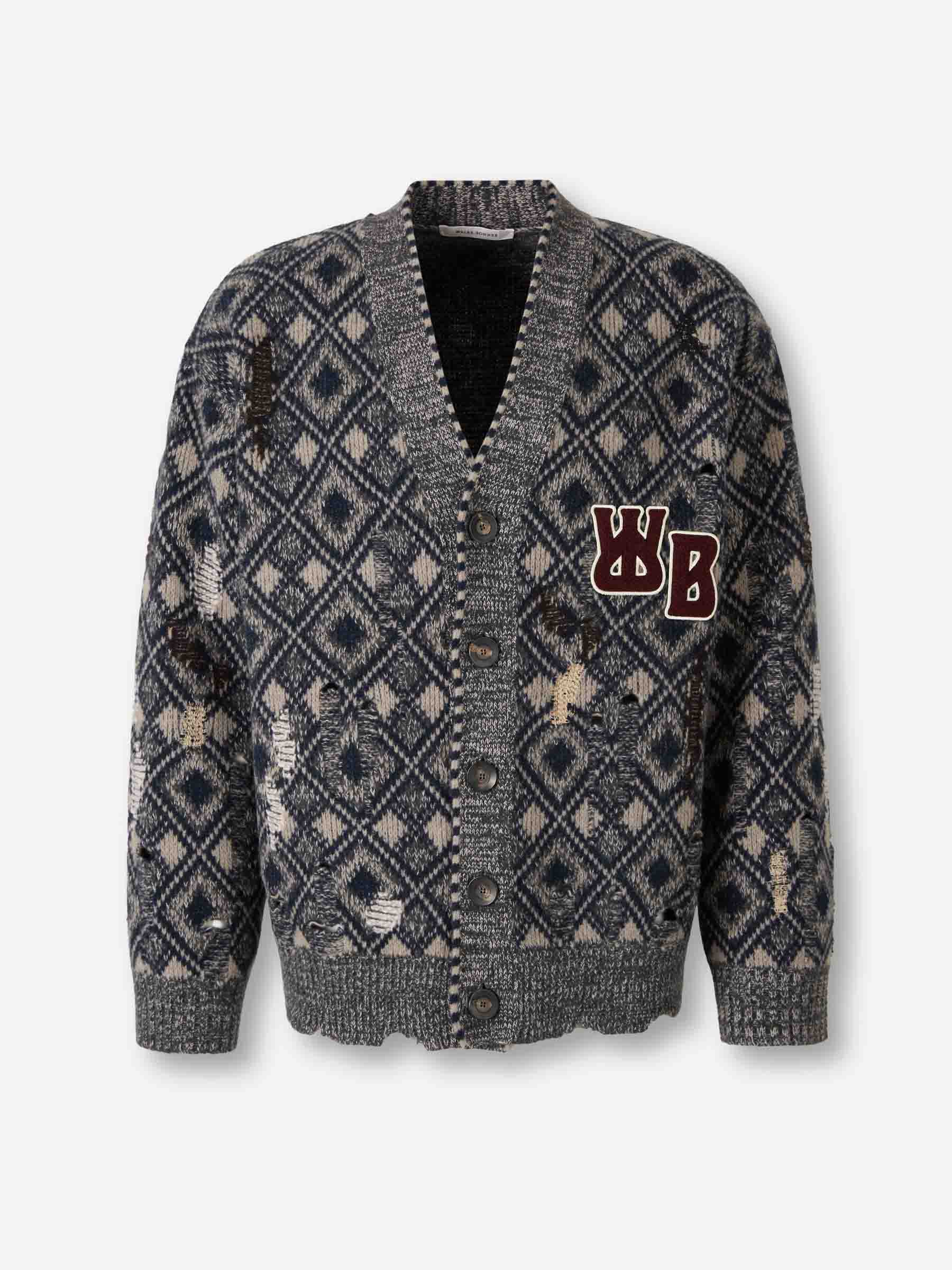 Wales Bonner Hombre Barcelona Cárdigan Oversize Sibling color Multicolor sku 543-001012 01 - Foto 1