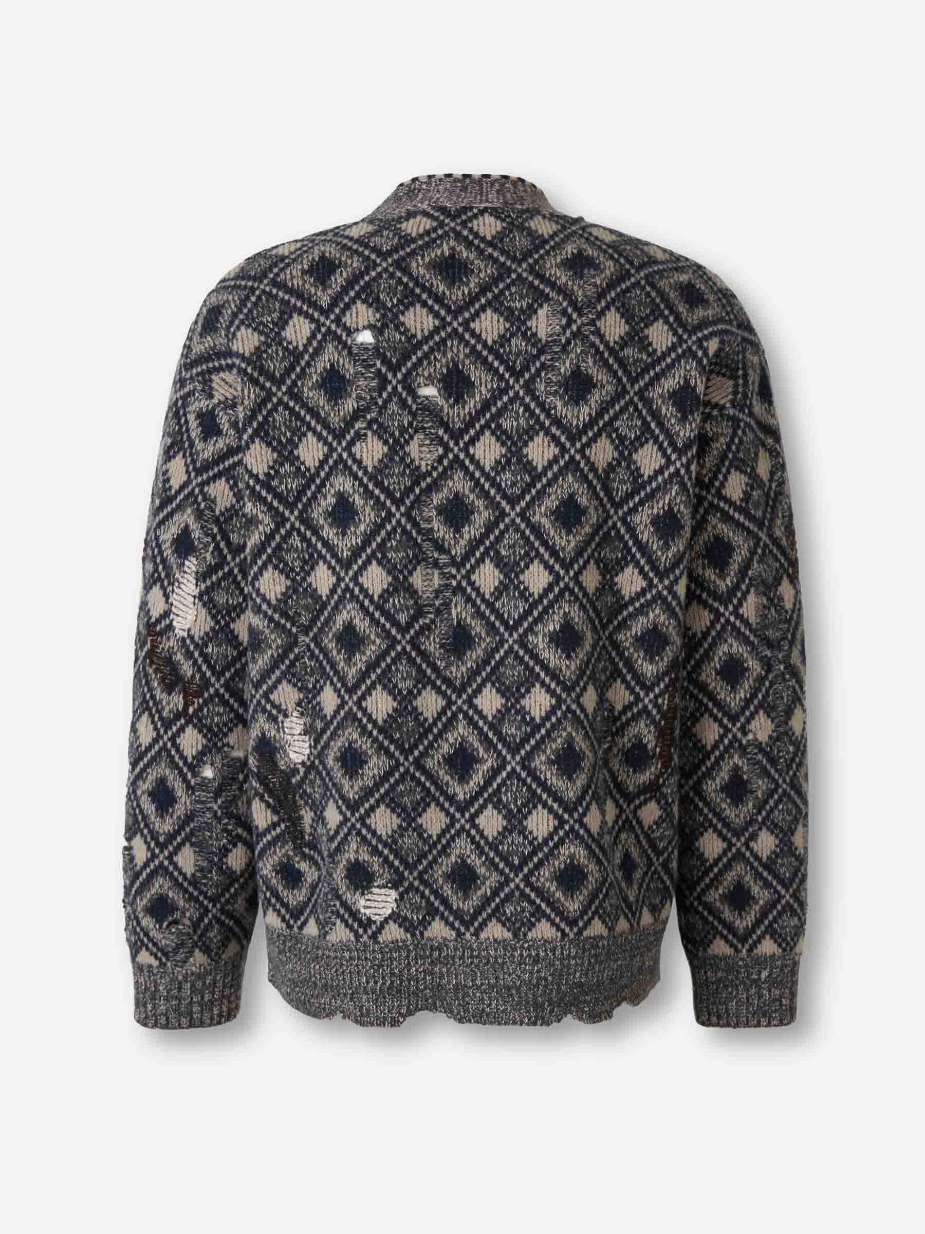 Wales Bonner Hombre Barcelona Cárdigan Oversize Sibling color Multicolor sku 543-001012 01 - Foto 2