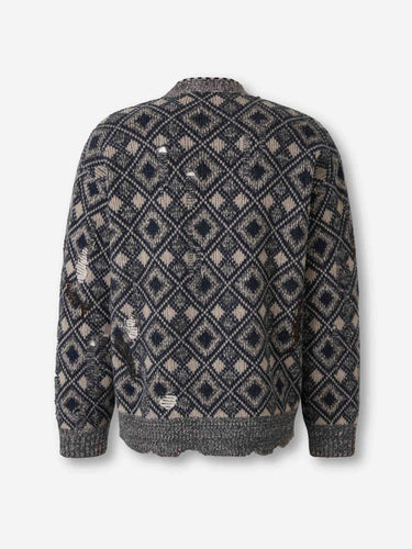 Wales Bonner Hombre Barcelona Cárdigan Oversize Sibling color Multicolor sku 543-001012 01 - Foto 2