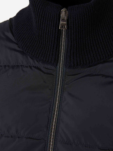Herno Hombre Barcelona Cárdigan Acolchado Cremallera color Gris sku 543-001013 01 - Foto 3