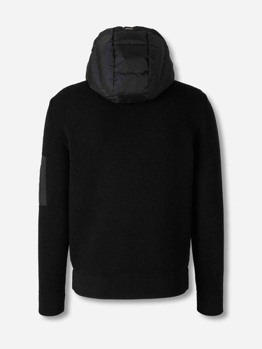 Herno Hombre Barcelona Cárdigan Capucha Punto color Negro sku 543-001015 01 - Foto 3